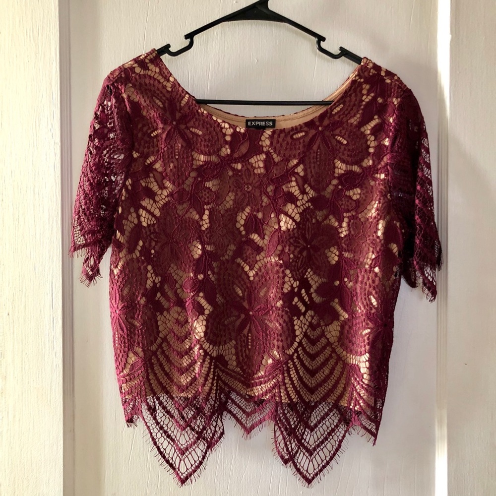 Express lace top